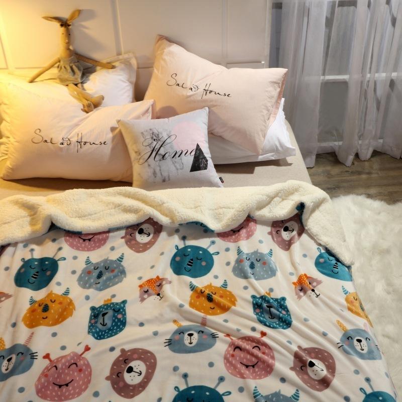 毛布 子供部屋 キッズ ベビー シングル ボアフリース ブランケット 2枚合わせ 布団 掛け布団 寝具 動物 イラスト おしゃれ かわいい あったか プラスナオ Paypayモール店 通販 Paypayモール