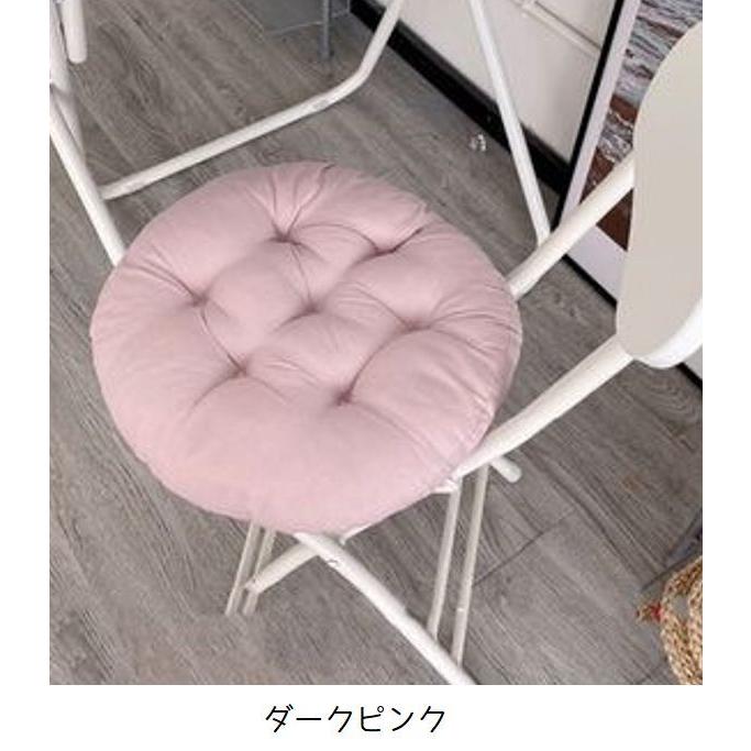 シートクッション チェアクッション 直径40cm 座面クッション 円形 丸