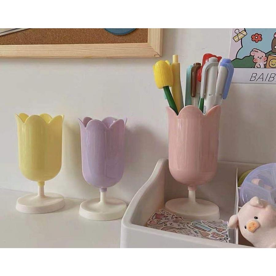 plusnao（プラスナオ） ペン立て 鉛筆立て ペンスタンド チューリップ