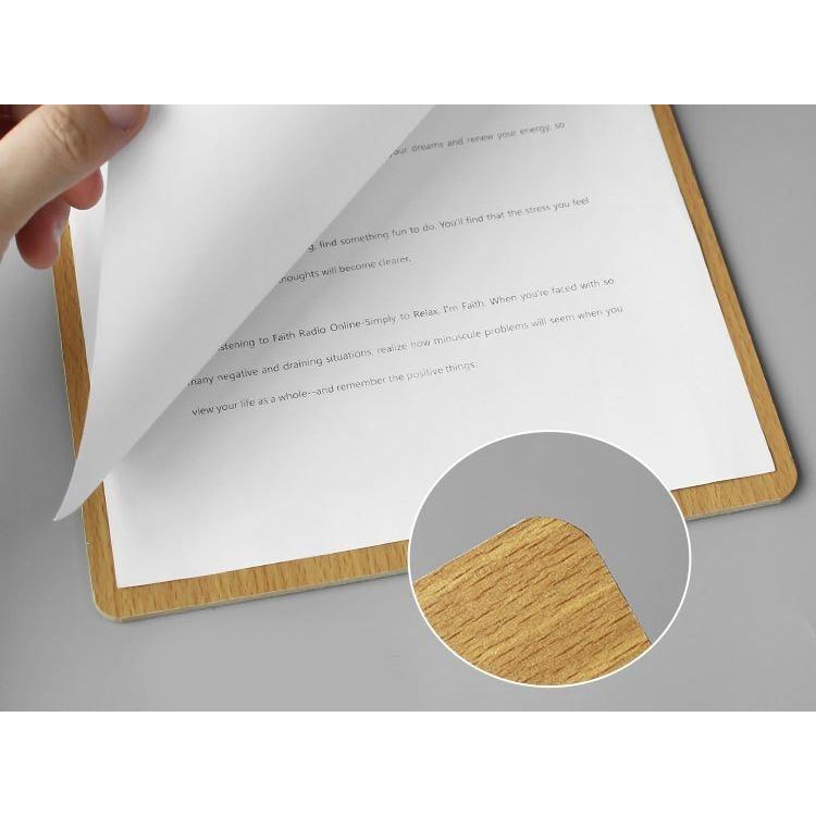 plusnao クリップボード A4 B5 A5 バインダー クリップファイル