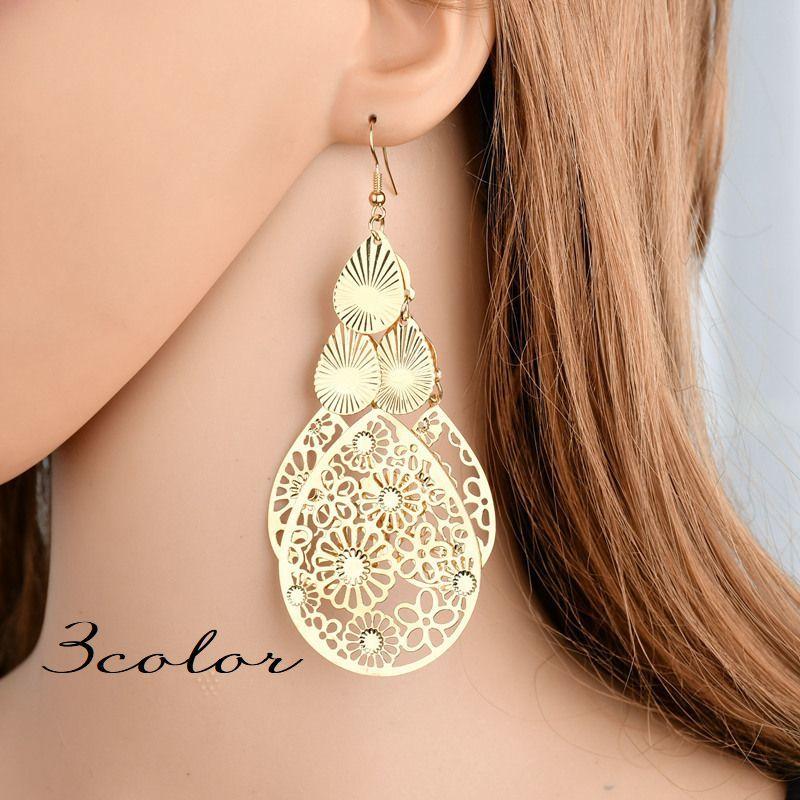 ピアス フックピアス ロング レディース アクセサリー フラワー 花