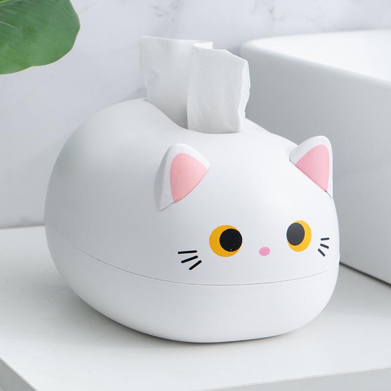 ティッシュケース ネコ 猫 かわいい ティッシュ 箱 ティッシュカバー