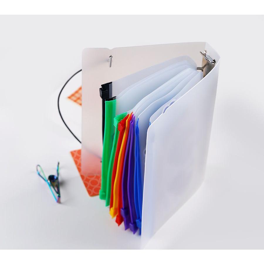 plusnao（プラスナオ） システム手帳リフィル A6サイズ 6穴 同色10個