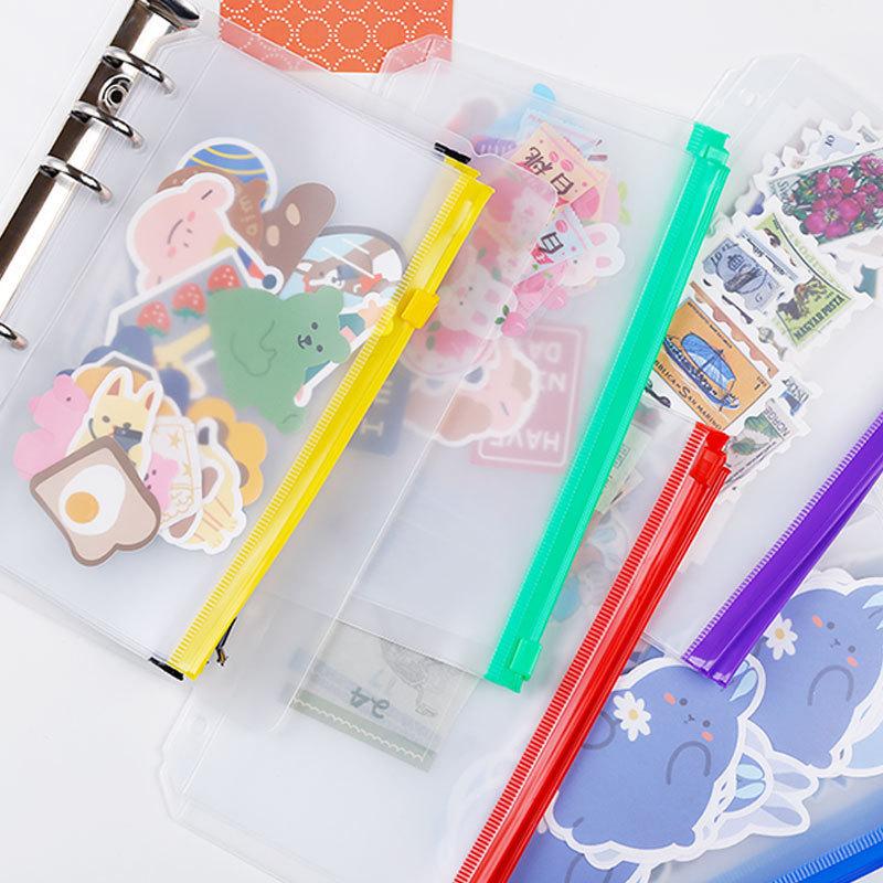システム手帳リフィル A6サイズ 6穴 同色10個セット 収納 カード