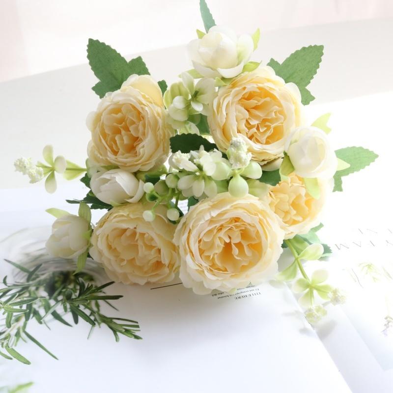 フェイクフラワー 造花 アーティフィシャルフラワー バラ 薔薇 牡丹