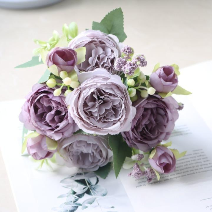 フェイクフラワー 造花 アーティフィシャルフラワー バラ 薔薇 牡丹