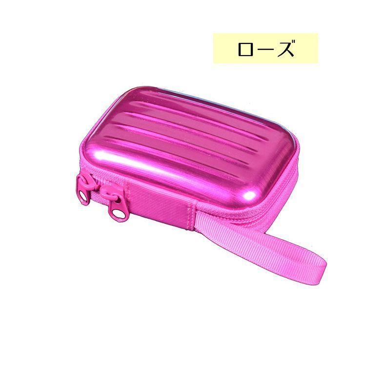 イヤホンケース 小物入れ ハードケース コインケース ミニポーチ 小銭