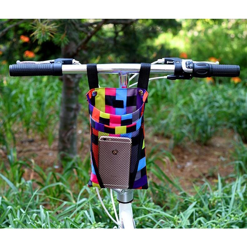 フロントバッグ 自転車用 ハンドルバーバッグ 車体装着 吊り下げ