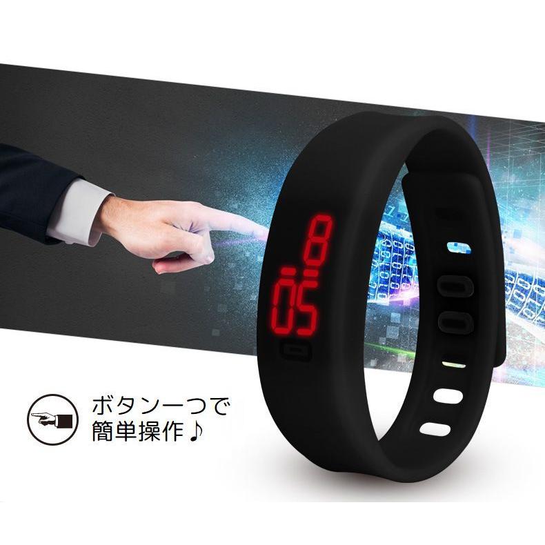 plusnao 腕時計 シリコン製 シリコンウォッチ デジタル 日付