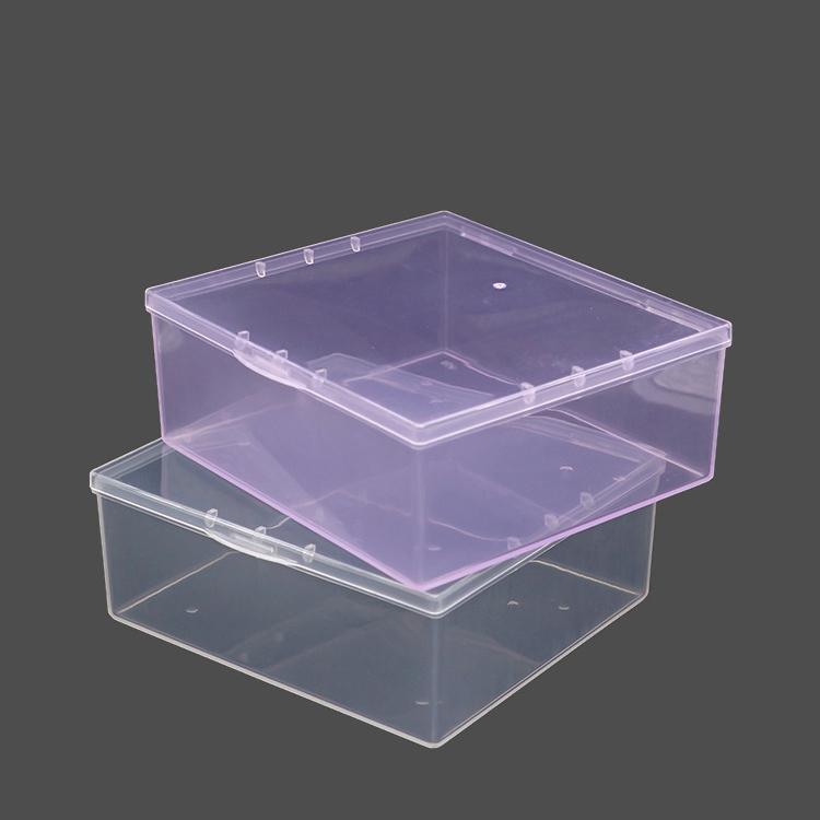 plusnao 小物入れ 収納ケース ボックス 蓋付き 防塵 半透明