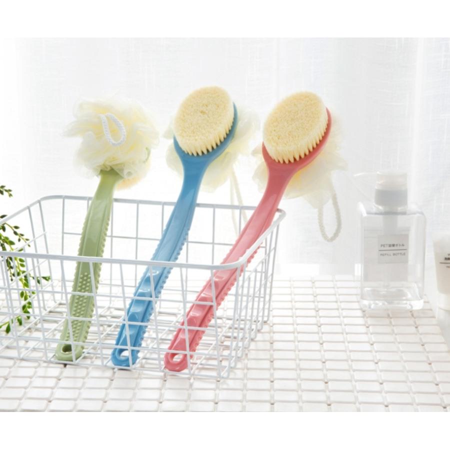 plusnao（プラスナオ） 2WAYボディブラシ ボディスポンジ バス用品 お