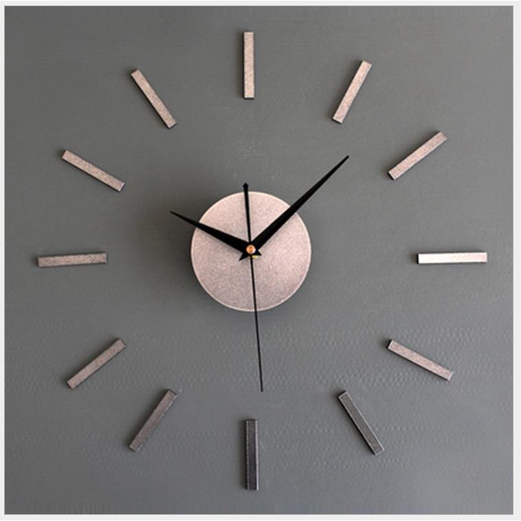 plusnao 壁掛け時計 ウォールクロック 電池式 貼り付け 穴あけ