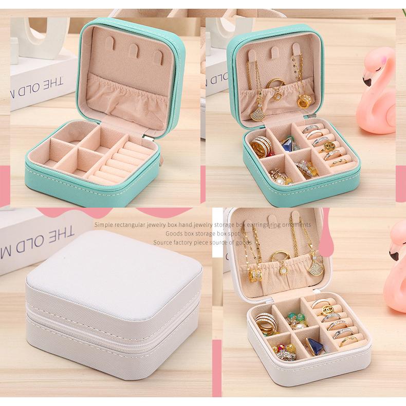 plusnao アクセサリーケース ジュエリーボックス 携帯用 ミニ