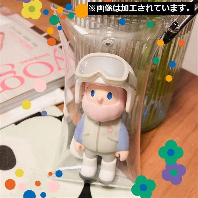 クリアマルチケース ミニポーチ 小物入れ カラビナ付き 透明 キー