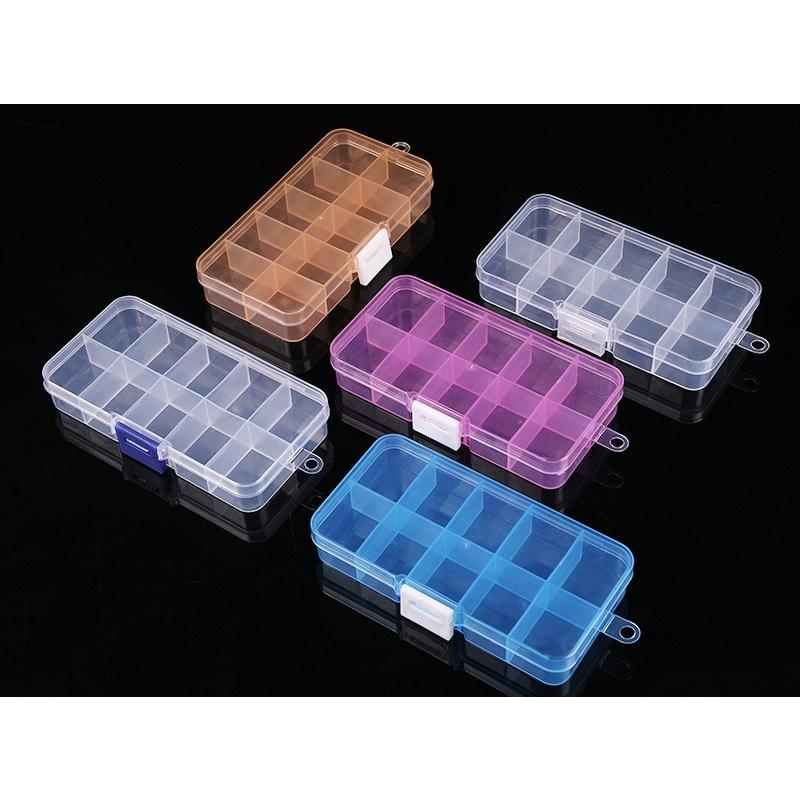 小物収納ケース 10マス ビーズ収納 ネイルパーツ収納 小分け 仕切り