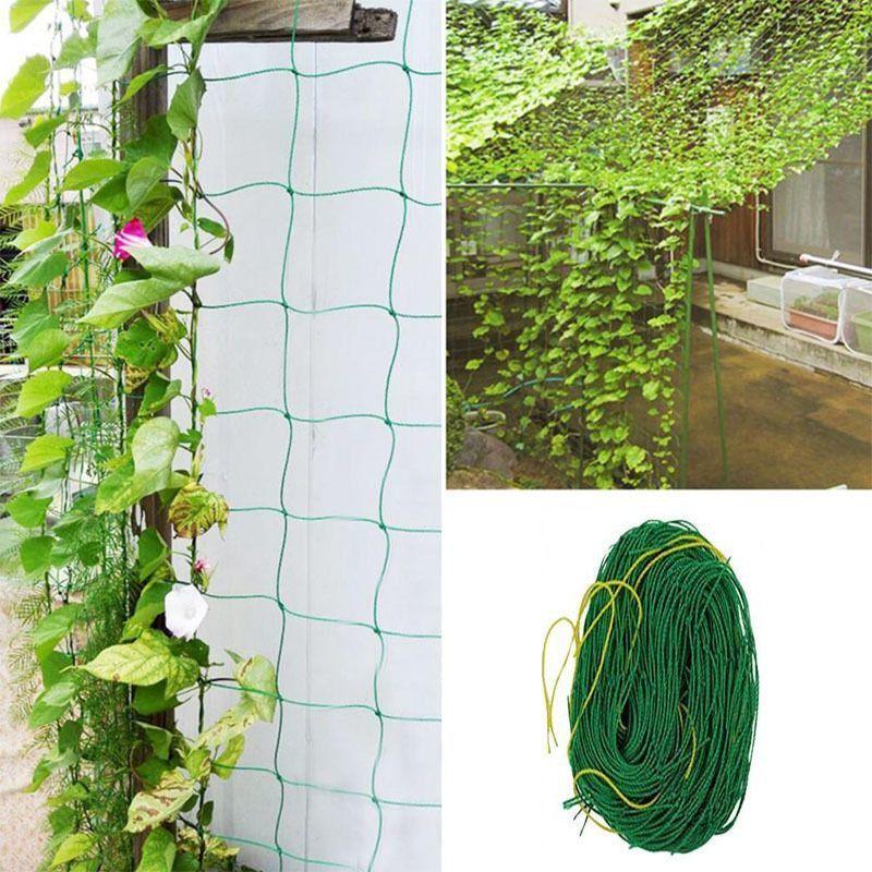 園芸ネット つる栽培ネット 幅0.9m 長さ1.8m 10cm角目 野菜誘引 つる性