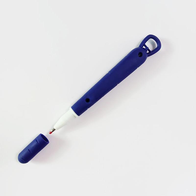 plusnao（プラスナオ） ボールペン ゴム製 キャップ付き 0.5mm芯 文具