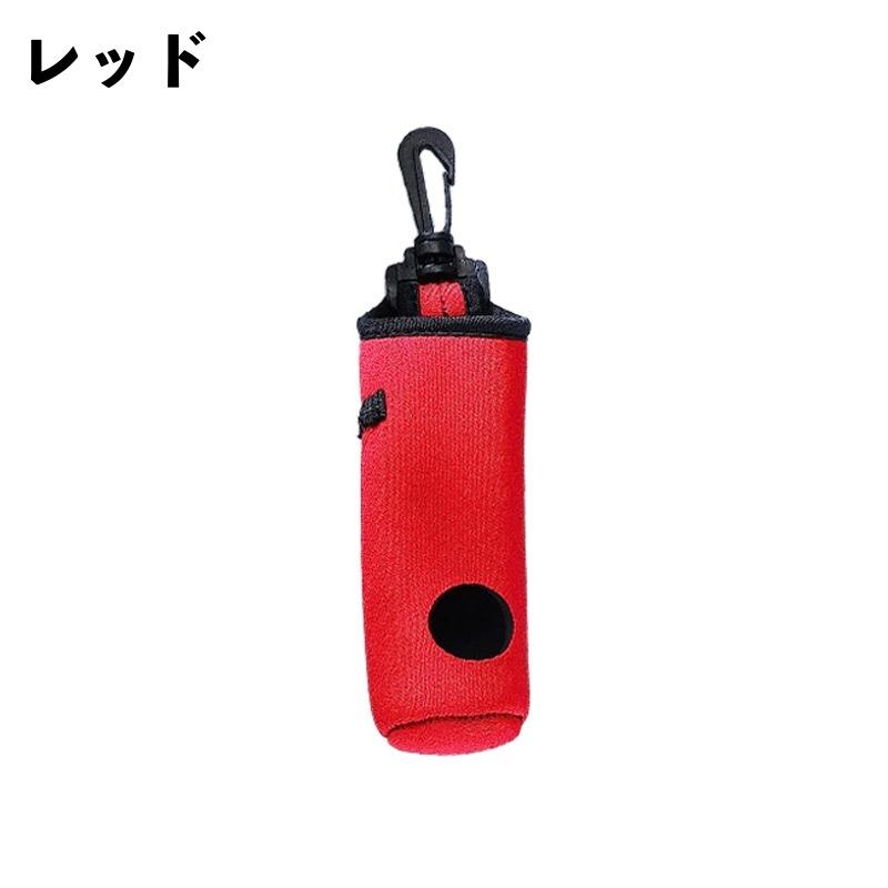 ゴルフボールケース ボールホルダー ティー収納付き 3ボール フック