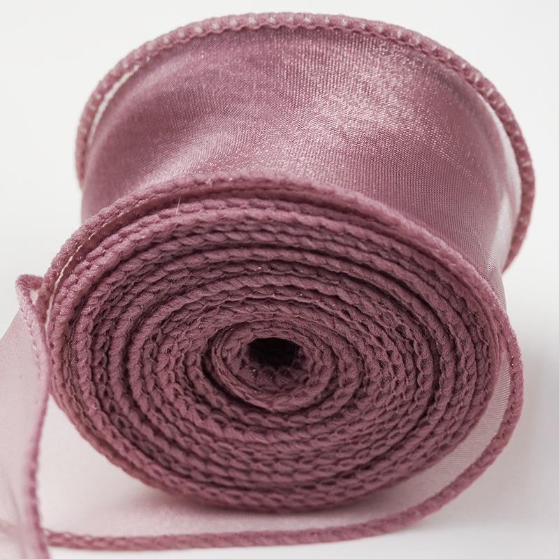 リボン ラッピング レース 裁縫材料 日用品雑貨 オーガンジー DIY かわいい おしゃれ 花束 蝶結び 包装用 ハンドメイド クラフト ギフト プレ | plusnao | 26