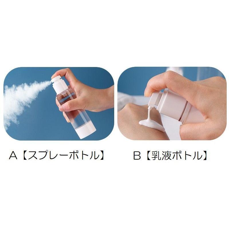 アトマイザー スプレーボトル 乳液ボトル 真空 詰め替え容器 蓋付き