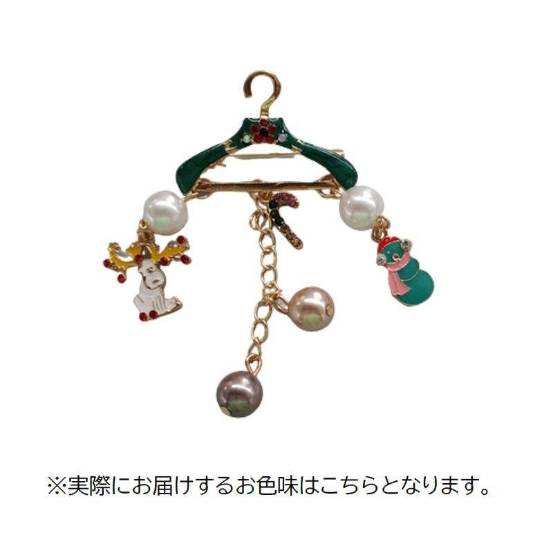 ブローチ レディース アクセサリー ハンガー スノーマン トナカイ
