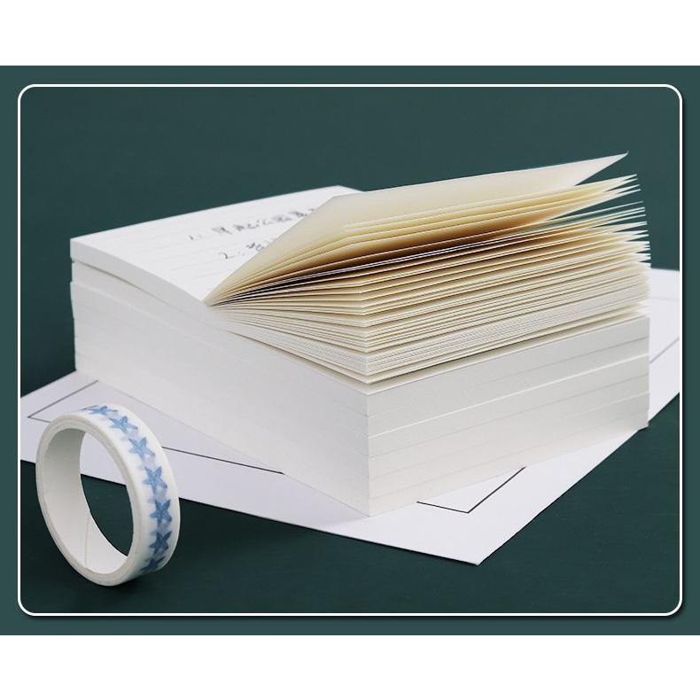 plusnao 付箋 メモ帳 50枚 大きい 大きめ 方眼 罫線入り 文房具