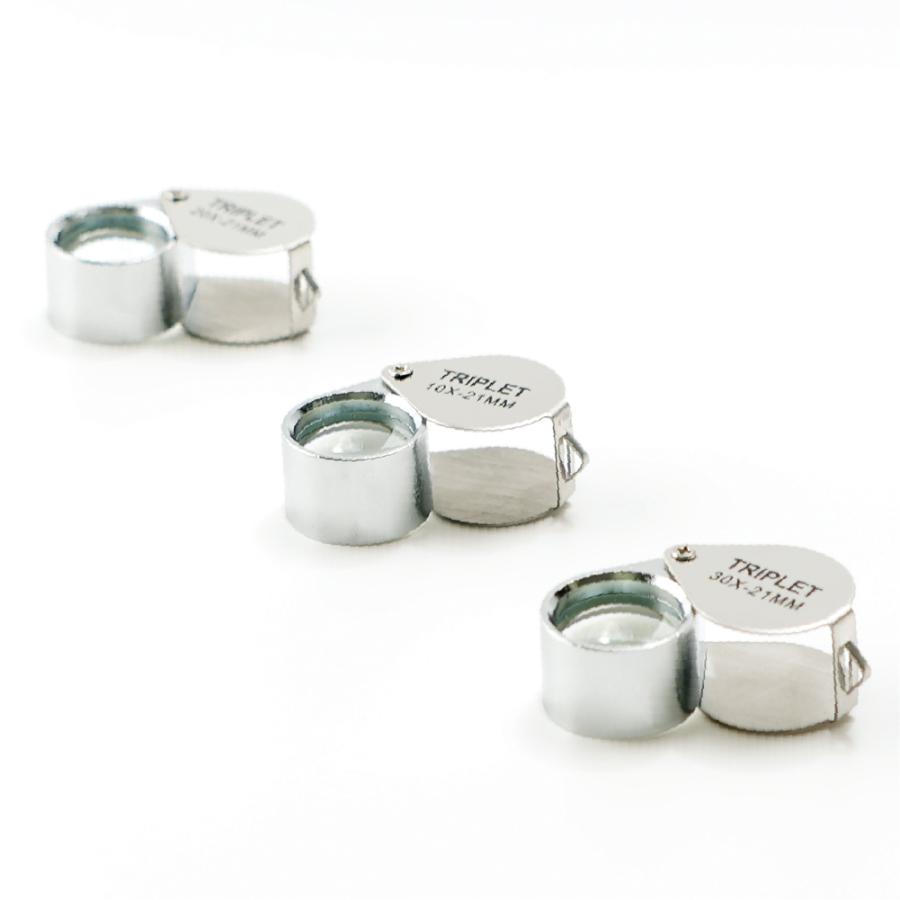 plusnao（プラスナオ） ルーペ 折り畳み 小型 10倍 20倍 30倍