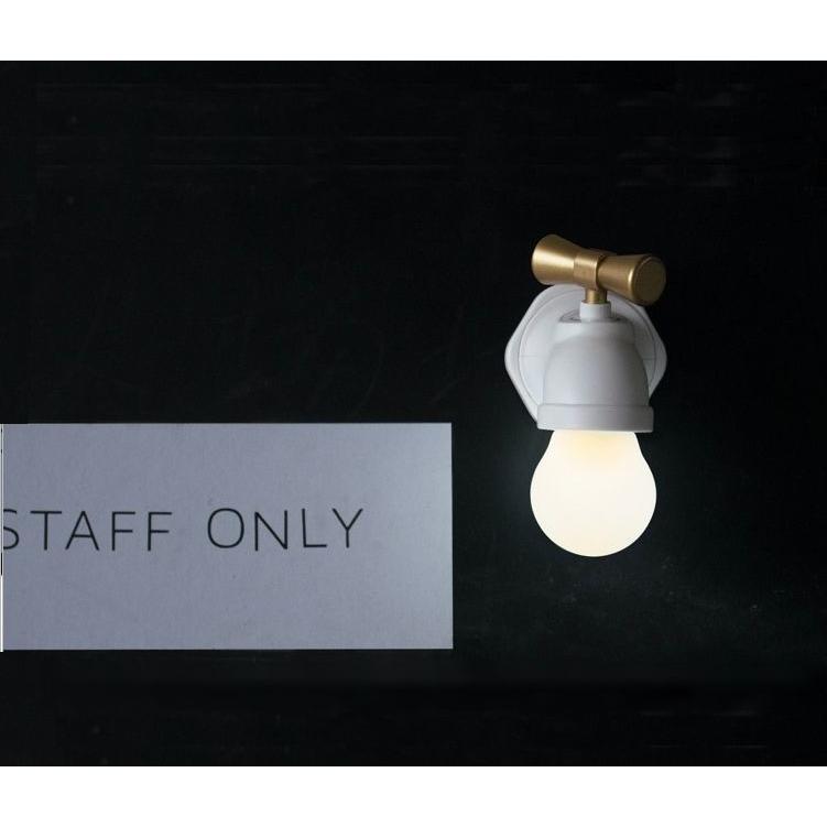 ブラケットライト ウォールランプ ランプ ライト 工事不要 おしゃれ 売り出し おもしろ 蛇口 間接照明 リ ブラック 省エネ Usb 壁掛け Led ホワイト