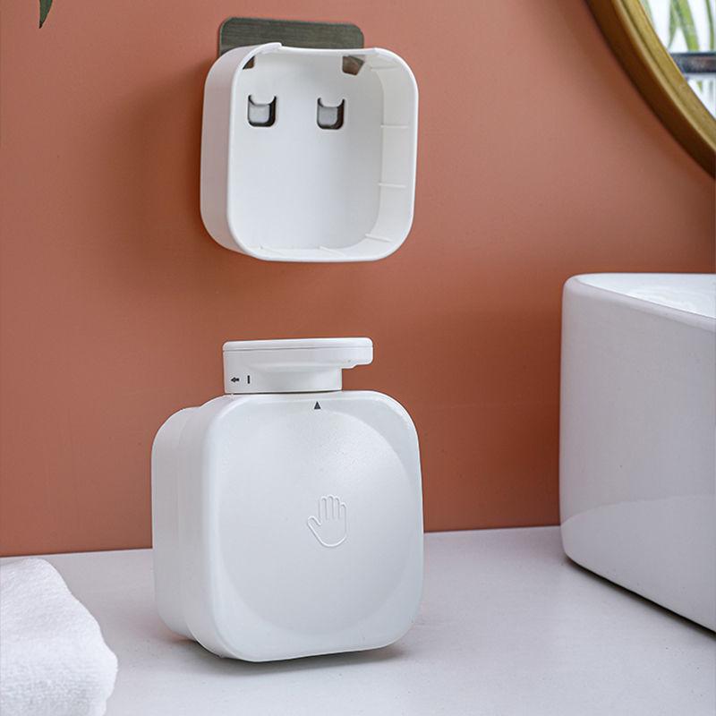 plusnao ソープディスペンサー ソープボトル 400ml 壁掛け フック付き