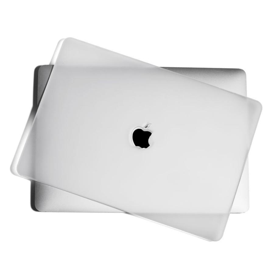 MacBookケース マックブックケース カバー 保護 耐衝撃 傷防止 滑り止め シンプル スケルトン 透明 透ける クリア ブラック Pro Air|plusnao|09