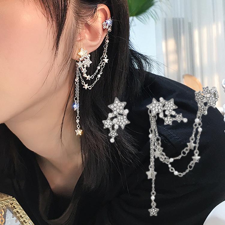 plusnao（プラスナオ） ピアス スター 星 星座 非対称 2ホール