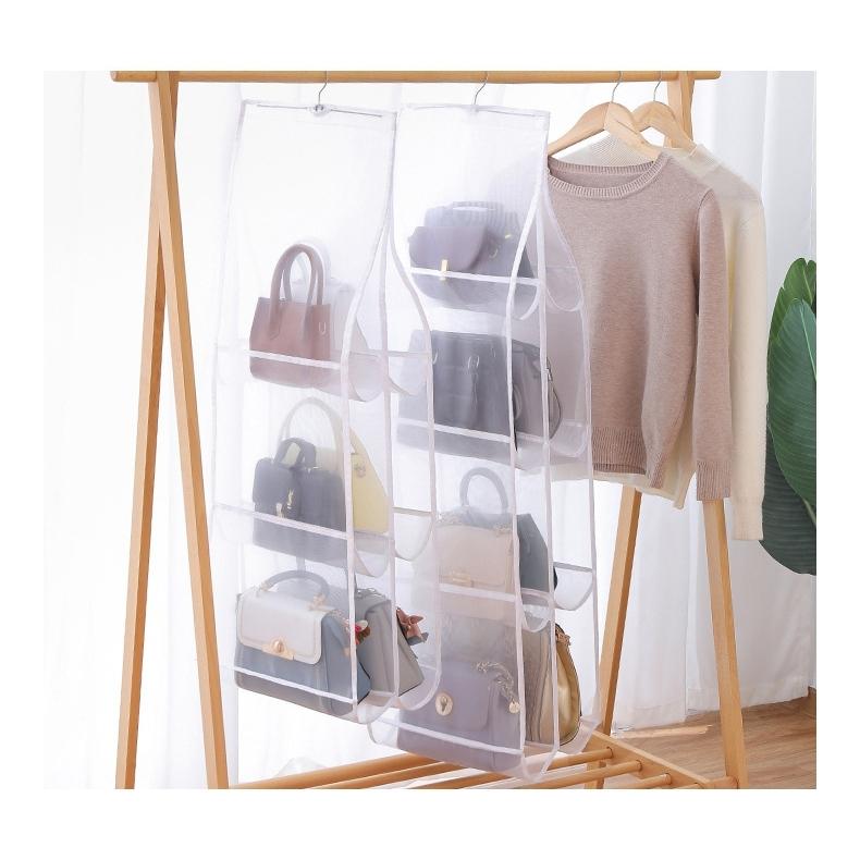 plusnao（プラスナオ） バッグ収納ハンガー 吊り下げ式 3段 4段 収納
