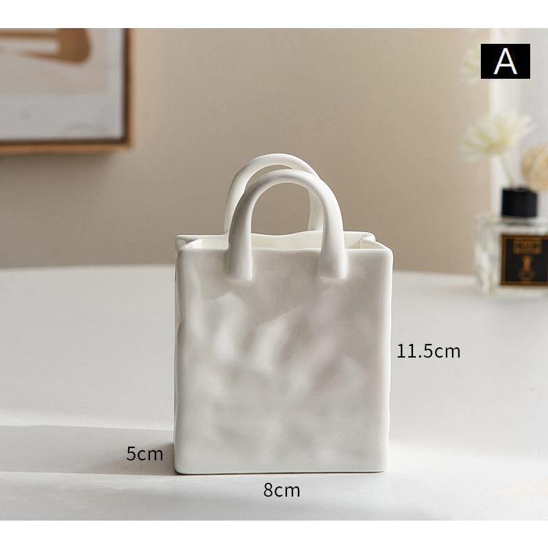 希少 ハンドバッグ型 インテリア置物 ガラス製