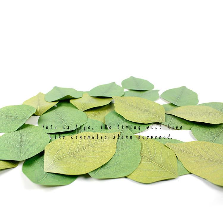 plusnao 付箋 2冊セット ふせん メモ用紙 葉っぱ 文房具 文具 伝言