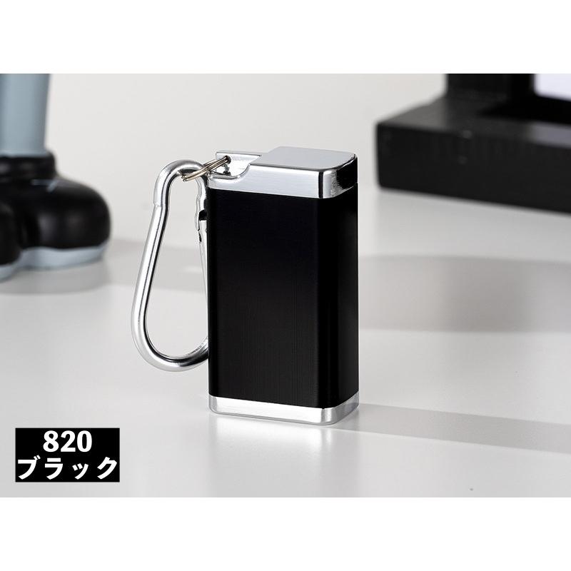 携帯灰皿 アッシュトレイ カラビナ付き 蓋付き 吸い殻入れ フタ付き