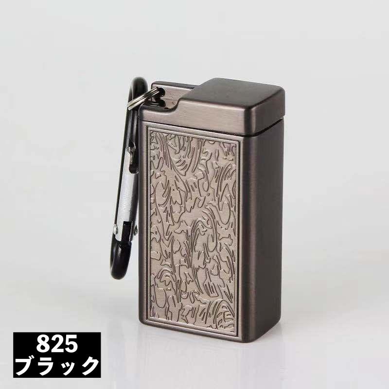 KYC-BHS 灰皿　小型　卓上　1000台達成記念品　ライター付きXZ3919 携帯灰皿 アッシュトレイ カラビナ付き 蓋付き 吸い殻入れ フタ付き
