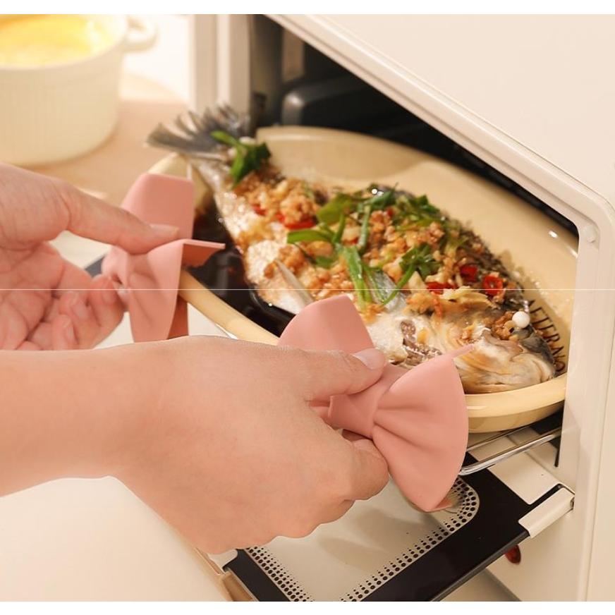 plusnao（プラスナオ） 鍋つかみ 2個セット ハンドクリップ 指先ミトン