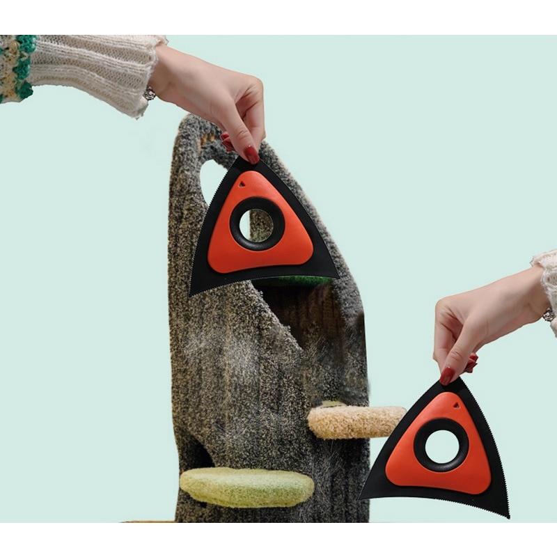 plusnao 抜け毛取りクリーナー 三角型 犬の毛 猫の毛 掃除用品