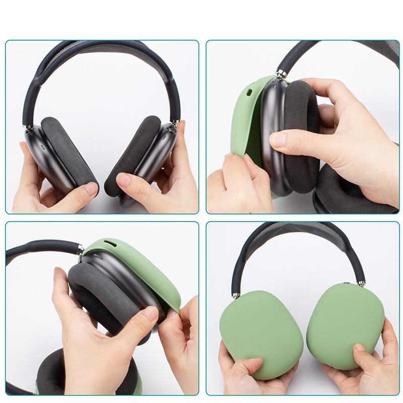 AirPods Max 保護カバー 単品 シリコンカバー ヘッドホンケース イヤー