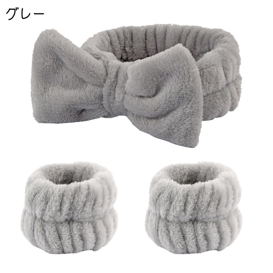 ヘアバンド ヘッドバンド リストバンド 3点セット レディース 女性