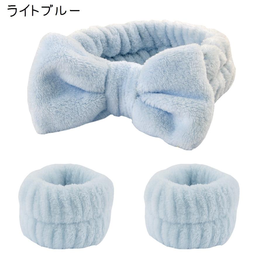 ヘアバンド ヘッドバンド リストバンド 3点セット レディース 女性