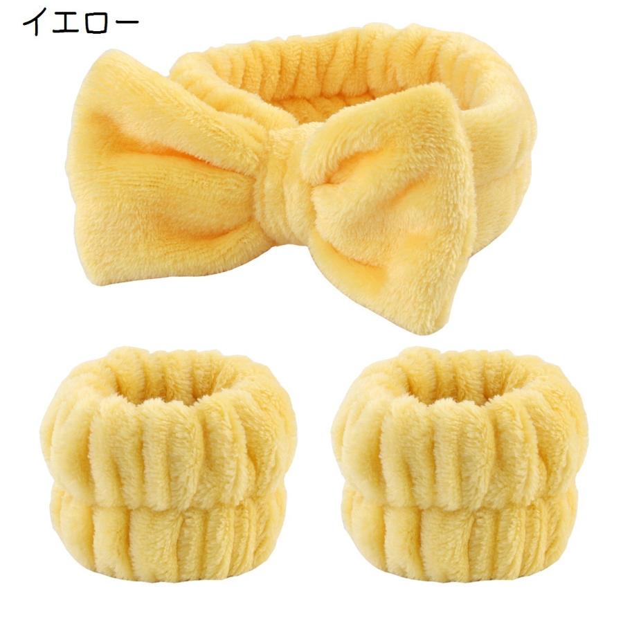 ヘアバンド ヘッドバンド リストバンド 3点セット レディース 女性