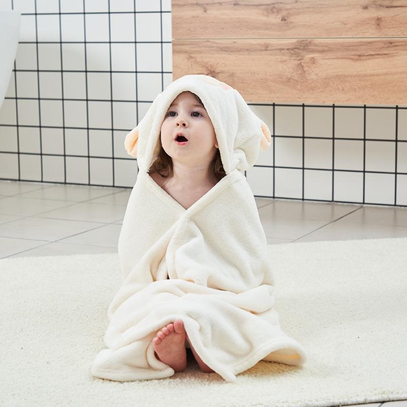 湯上りタオル フード付き バスタオル バスポンチョ ベビー キッズ 子供