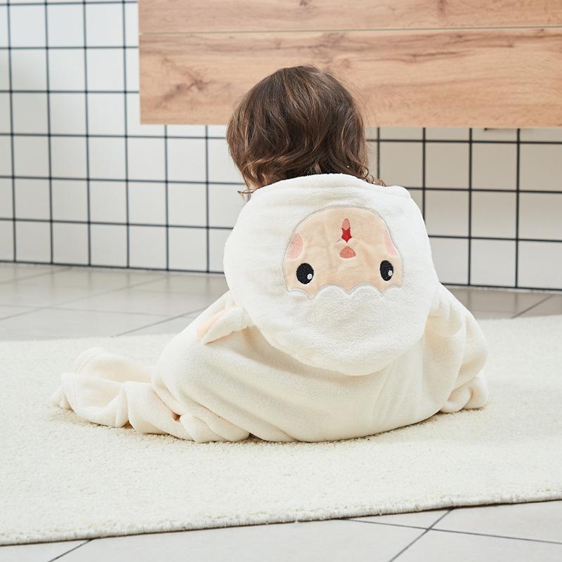 湯上りタオル フード付き バスタオル バスポンチョ ベビー キッズ 子供