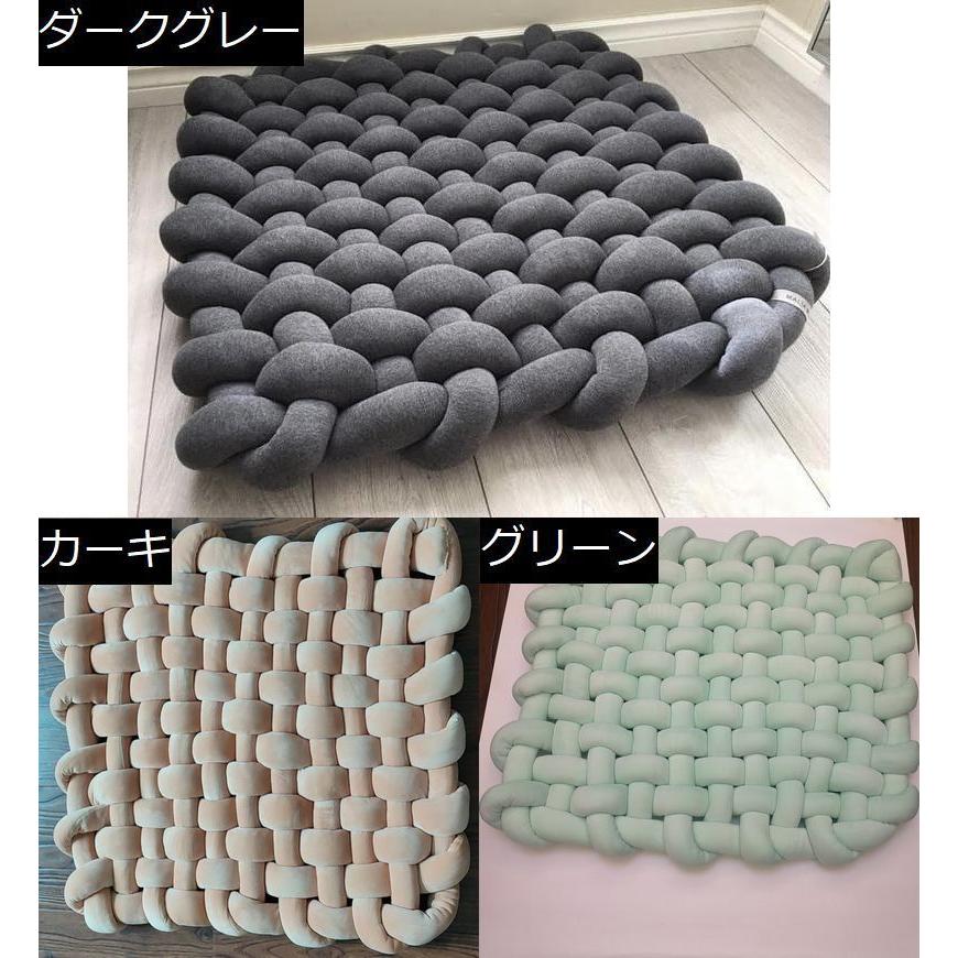 ベビーマット ノットクッション ベビー 赤ちゃん 子供 85 70cm 滑り止め プレイマット フロアマット ラグ 手作り 北欧風 マットレス ハイハ Zak プラスナオyahoo 店 通販 Yahoo ショッピング