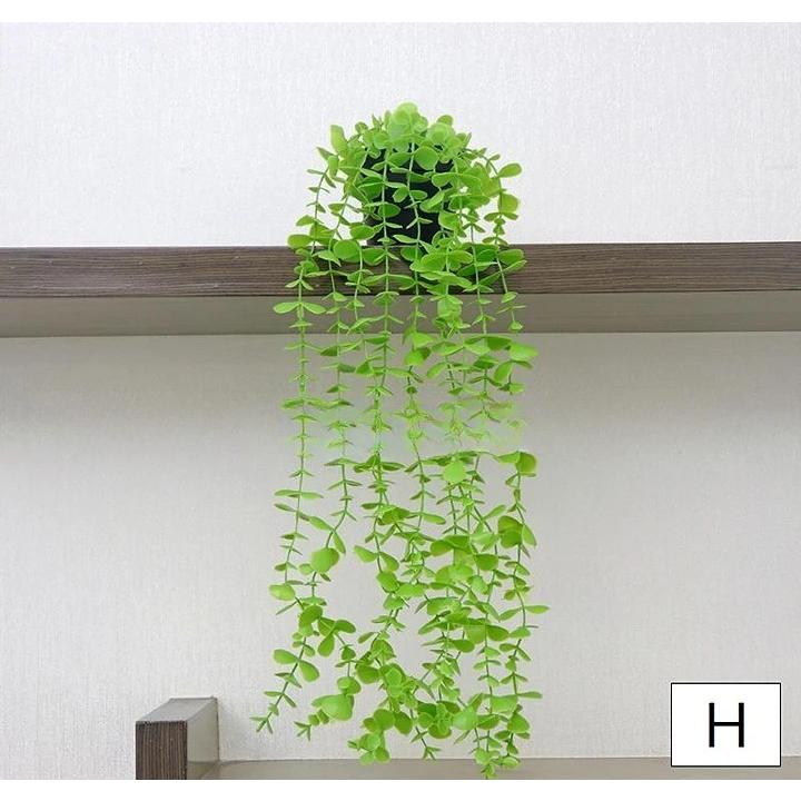 フェイクグリーン 人工観葉植物 造花 緑 つる 吊り下げ リーフ 葉っぱ