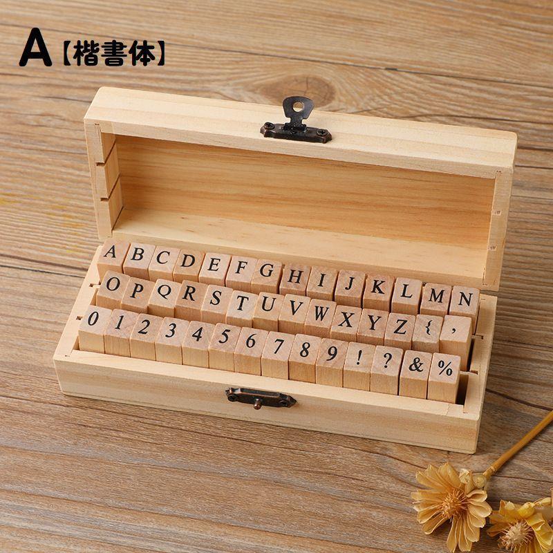 plusnao アルファベットスタンプセット 42個セット スタンプ 英