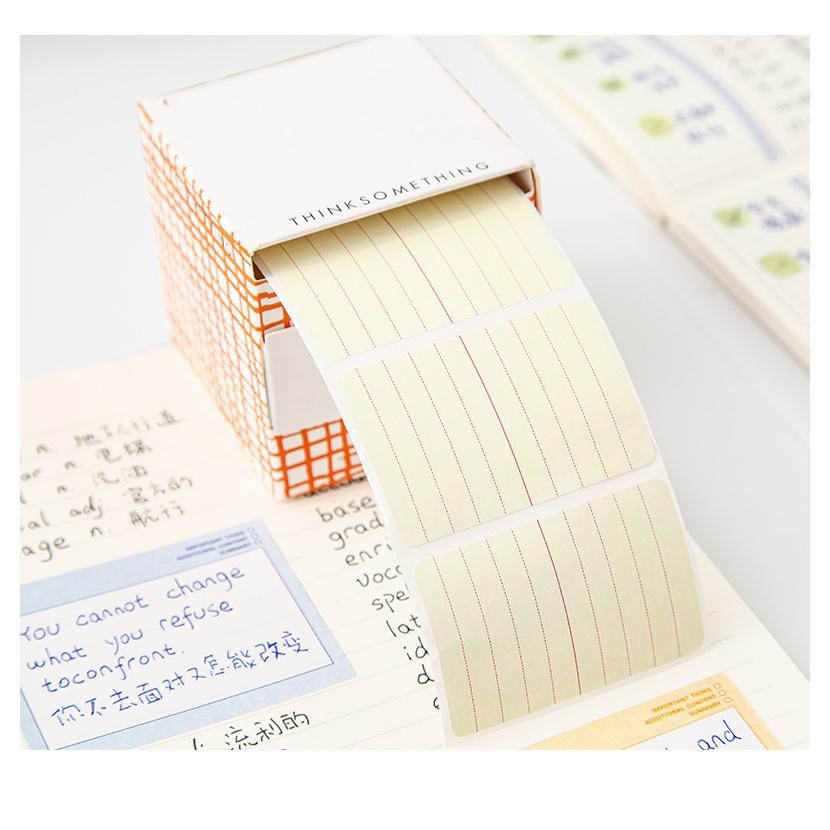 plusnao 付箋 ふせん 1ロール シール 文房具 メモ 100枚 250枚