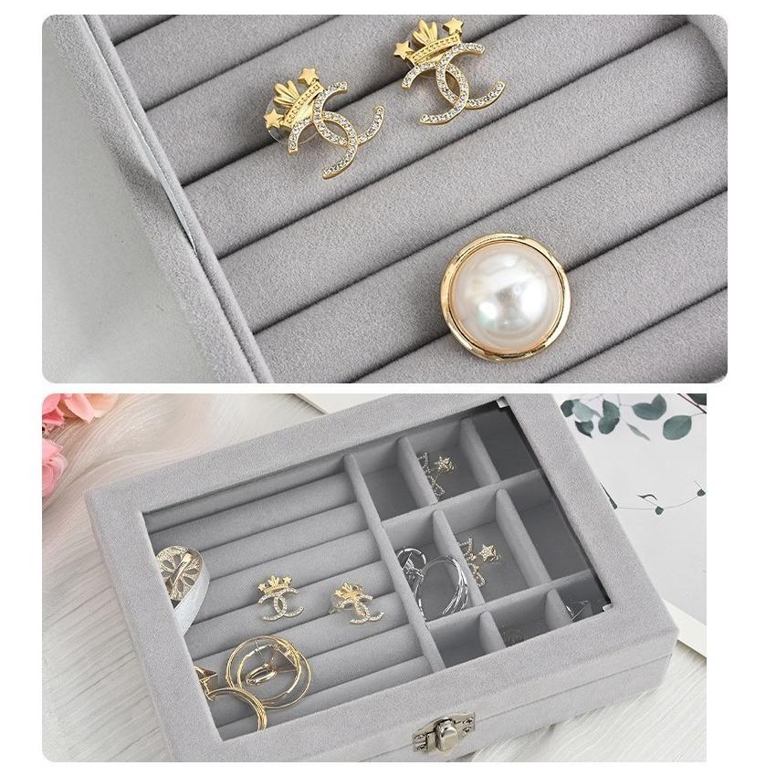 INCOLAY STONE ジュエリーボックス　アクセサリー付き Genuine Incolay Stone Jewelry Box. For Sale at Ruby Lane