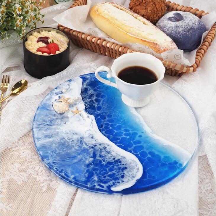 シリコンモールド レジン型 ハンドメイド 手芸用品 DIY 円形 丸 大きめ